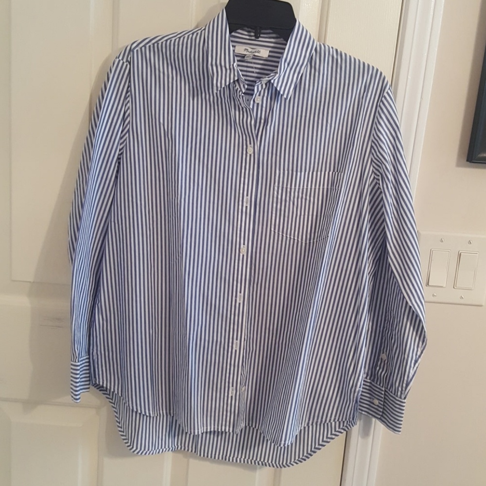 Long sleeve button down blouse